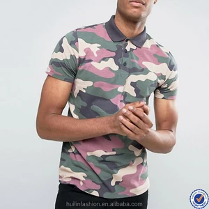 made in vietnam products camo print dry fit polo shirt made in Bangladesh products camo print dry fit polo shirt