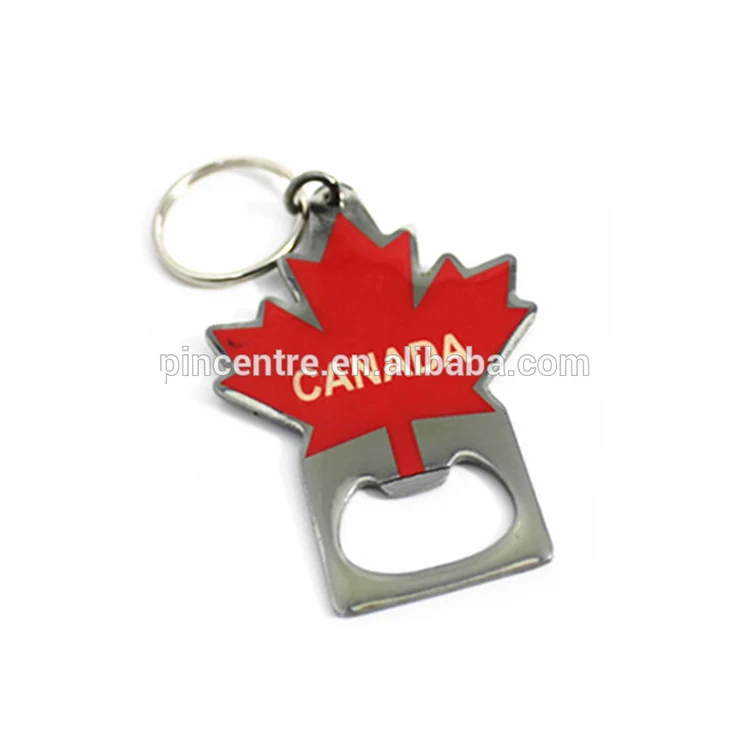 Custom Metal Canada Maple Leaf Keychain,Canada Flag Keychain Buy Flag