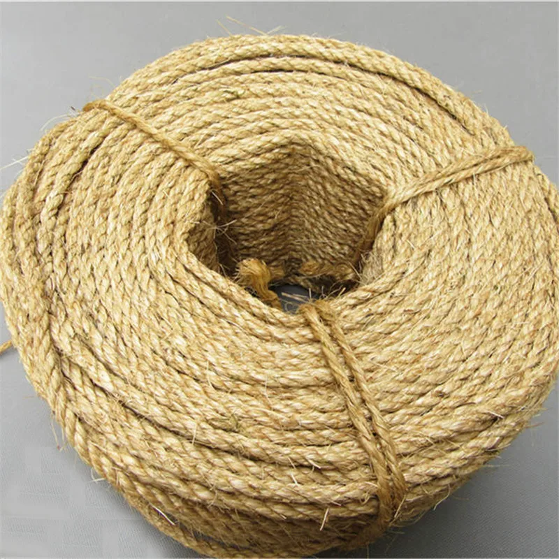 China Manufacturersisal Rope Untreated 6mm Agave Sisalana Packing Rope