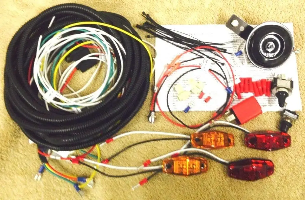 15% OFF by SUNSKY COUPON CODE: EDA0056494 for CP-4308 UTV ATU Turn Signal Fault Light Horn Wiring Harness Kit