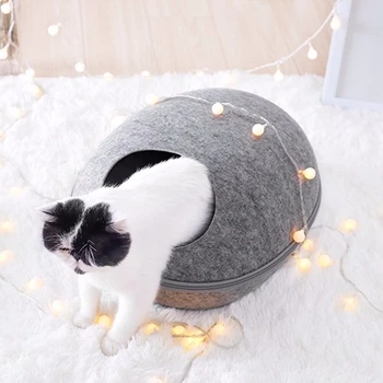 cat shaped bed