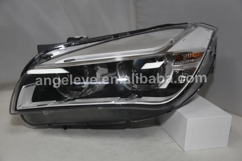 For BMW X1 E84 LED Strip Angel Eyes Head Light 2009-2014 year LF