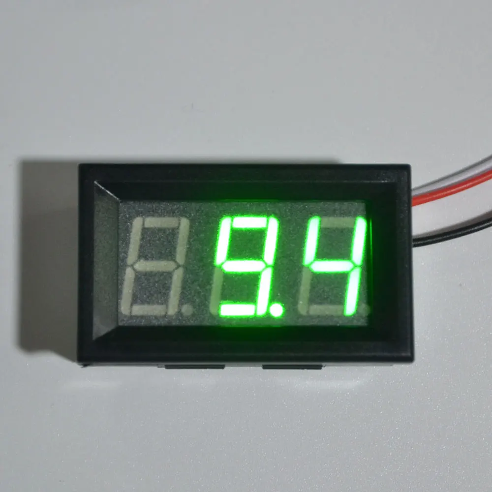 AC 0-600V LED 3-Digitales Mini-Panel-Spannungsanzeigemessgerät Voltmeter-Test 