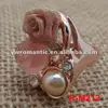 fashion large stone rings settings yellow gold only