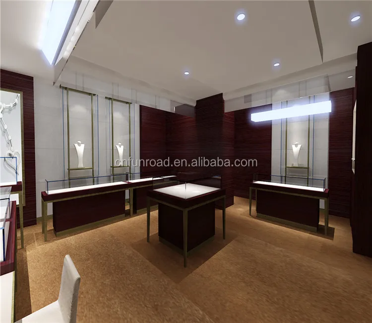 custom 3d rendering shop design exhibition showroom glass display furniture store fitting jewelry showcase