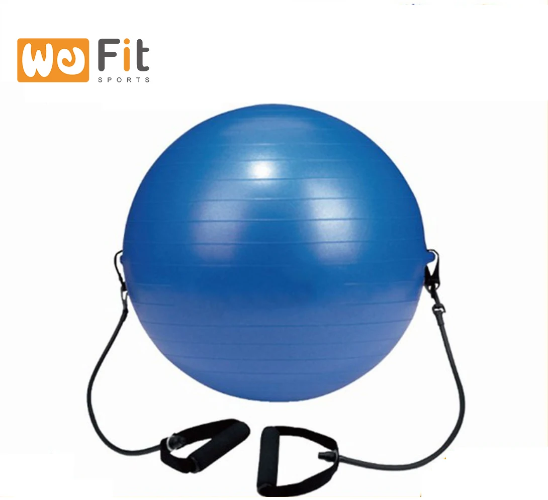 exercise ball with handle