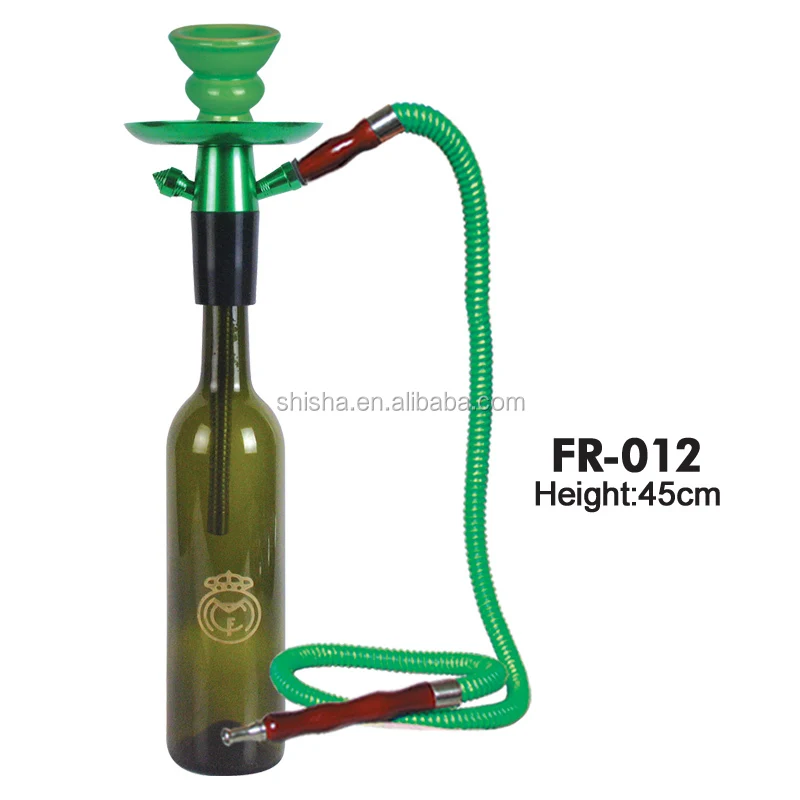 Unique Design Green Shisha Wine Glass Bottle Hookah Buy Wine Glass