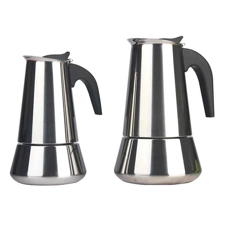 6/10 CUP Espresso Coffee Maker Moka Latte Percolator Stovetop Stainless Pot