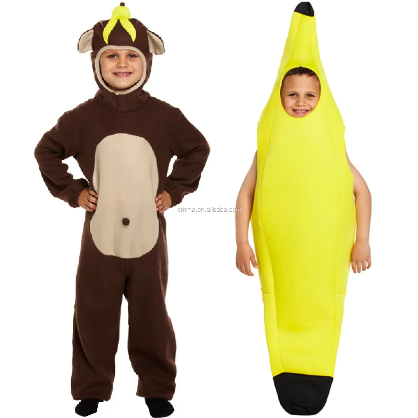 Banana Costume Fancy Dress Outfit Unisex Men Women Funny Stag Novelty ...