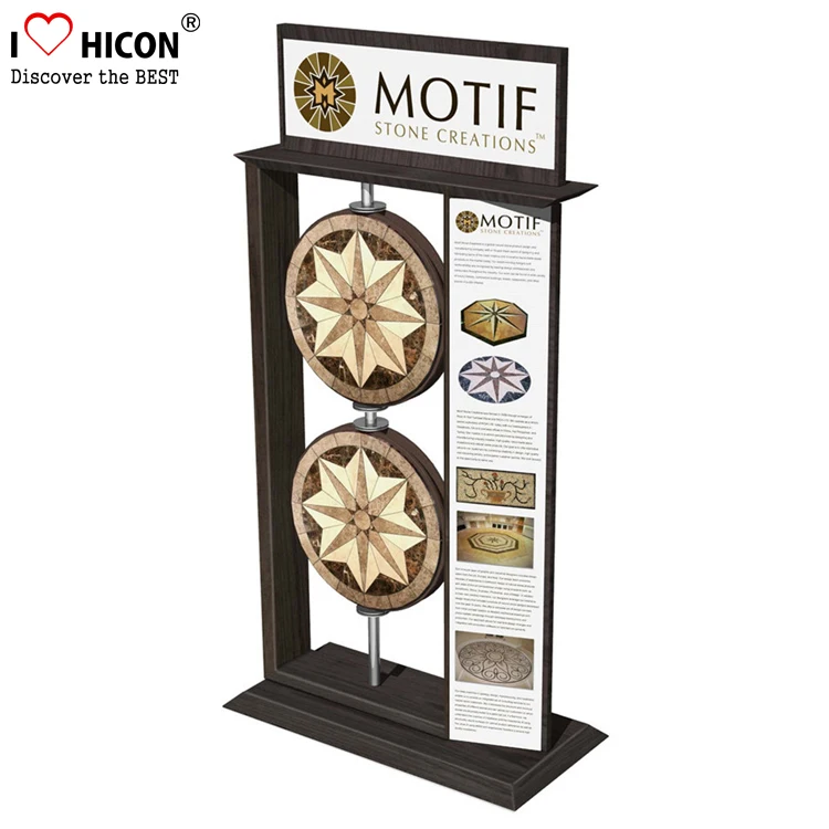 Stone Products Trade Show Pop Up Floorstanding Advertising Wood