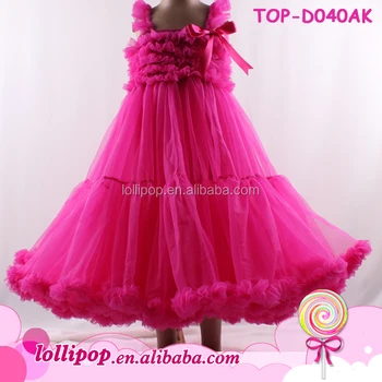 hot pink kids dress