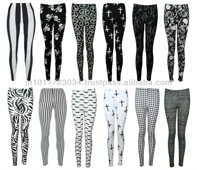 printed jeggings for girls