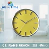 Round talking quartz wall clock with sweeping movement for blind