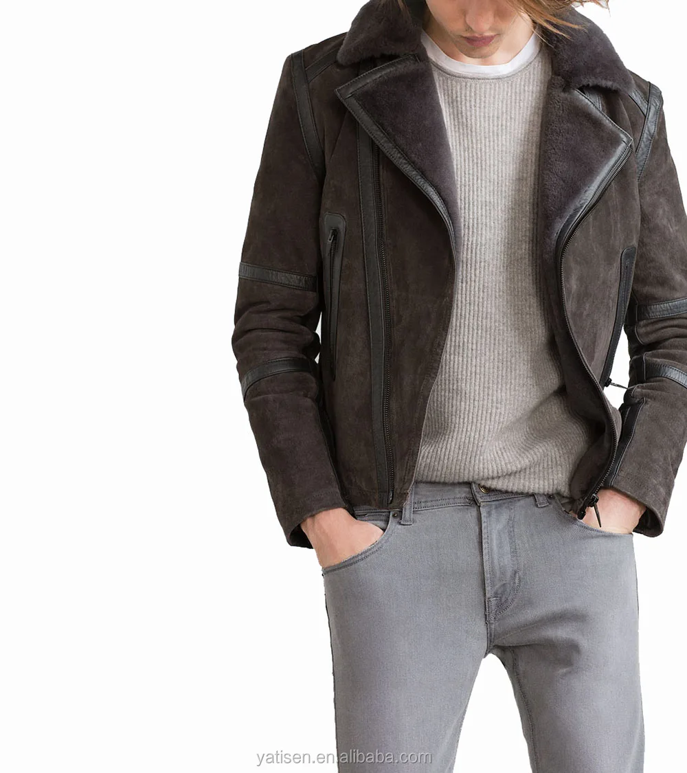 dark grey suede jacket