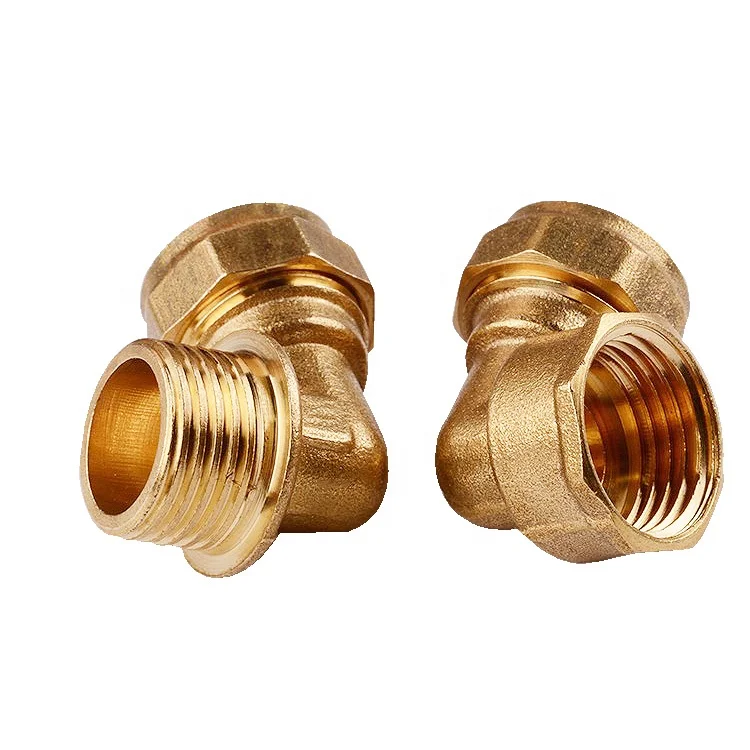 china factory forged equal pipe fitting brass 90 degrees elbow