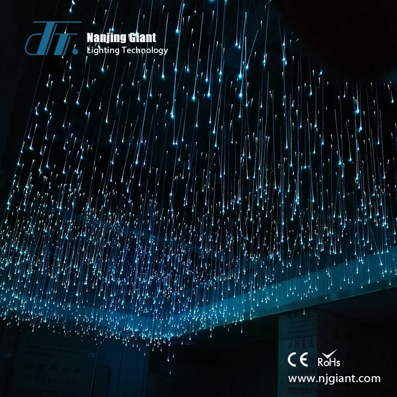 Customizable fiber optic twinkle star ceiling lighting kit