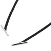 Black elastic string with barb end elastic cords for menu