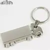 Factory Direct Sale Smooth Flat Metal Truck Key chain