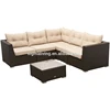 Host sale factory direct Most popular L shape rattan outdoor home sofa set