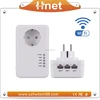 3 Lan ports Powerline Adapter ethernet over extend for CCTV camera ipTV