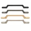 Modern simplicity cabinet handles zinc door pull handles Cheap satin brass nickel chrome Kitchen Pull Handle