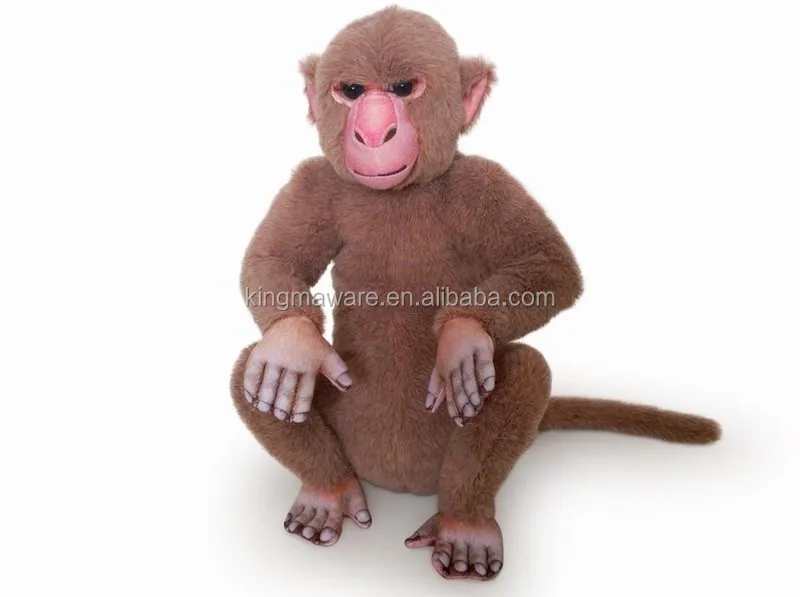 realistic monkey stuffed animal