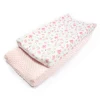 Luxury printing minky Soft Changing Pad Cover Unisex Change Table Sheets for Baby Girls and Boys ready to ship