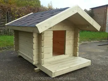 log cabin dog house