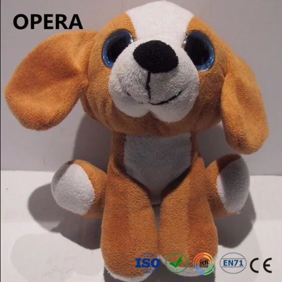 Terbaik Membuat Cahaya Coklat Putih Sparkle Boneka Mata Besar