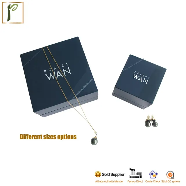 Popwide Lacquer MDF Pendant earring necklace ring packing jewelry wooden packaging gift box China manufacturer