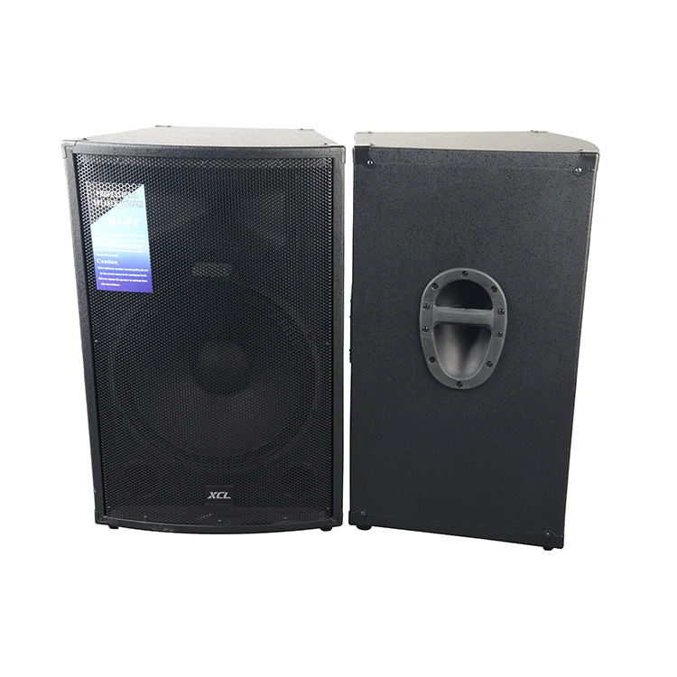 Powered 15 Inch Stage Speaker Box Professional Hifi Dj Passive Pair