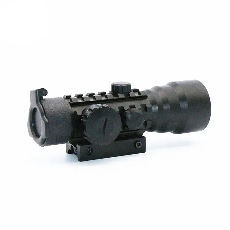 Luger Tactical 2x42mm Magnification Red Green Dot Optics Sight Rifle Scope w/ 20mm Picatinny Weaver Rail Luger Tactical 2x42mm Magnification Red Green Dot Optics Sight Rifle Scope w/ 20mm Picatinny Weaver Rail