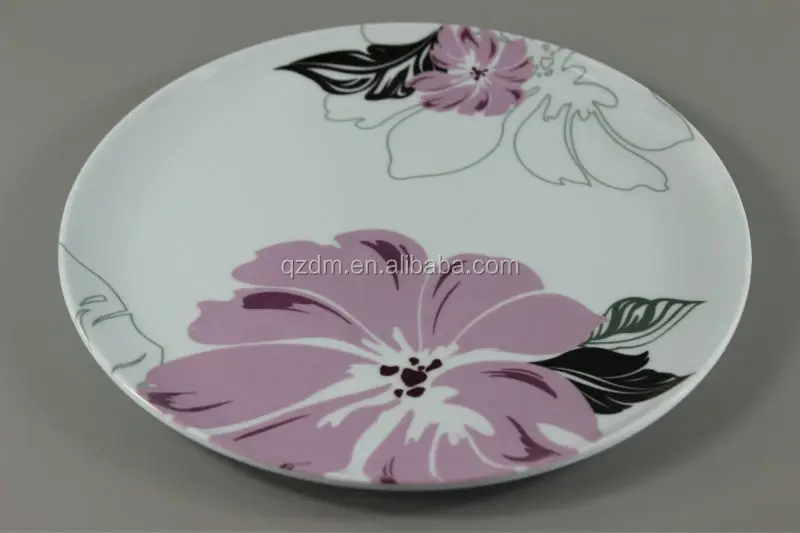 Flower Print Plastic Plates/Melamine Plates