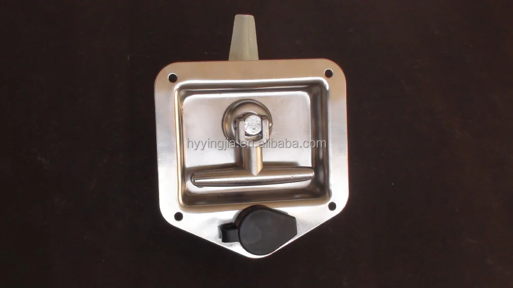 03104 Stainless Steel Trailer Tool Box Recessed T Handle Locks Latches