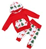 Wholesale 2018 comfortable kids clothing sets fall and winter long sleeve baby girl boutique outfits