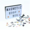 A4 Vintage Cinematic Light Up Message lightbox And Note Sign With 170 Letters, Numbers, Symbols & Emojis