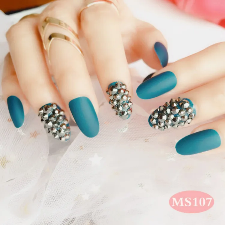 Latest Korean Style Laser Nail Art Wraps Stickers Full Cover Removable Wraps Ble Nail Sticker ...