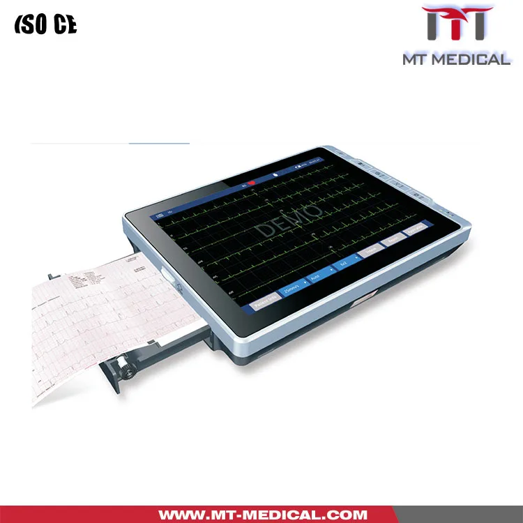 6 Channel Handheld Digital System ECG Machine With WiFi, Built-in Scanning Gun