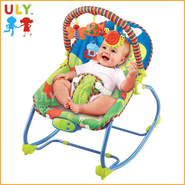 With hanging toy cheap vibrative music baby swings cradle chair