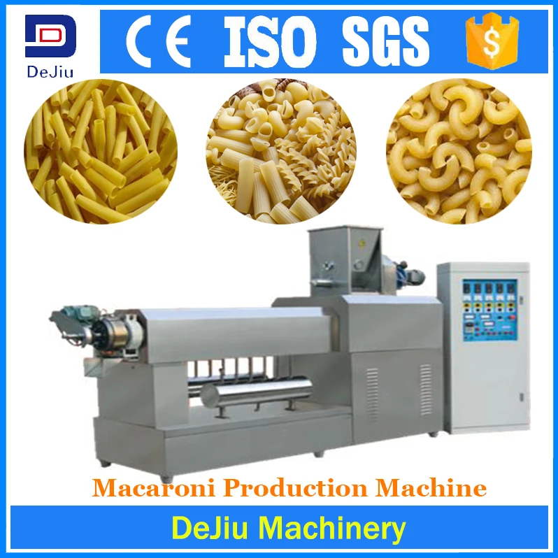 Singlescrew Extruder Automatic Italian Pasta Spaghetti Macaroni