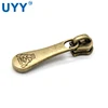 LOGO puller non lock bronze color #3 slider