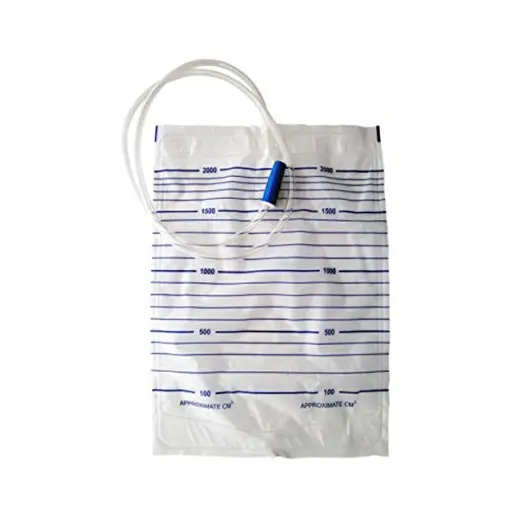 1500ML 2000ML travel adult disposable 2000 ml urine collection drainage leg bags WITHOUT BOTTOM OUTLET