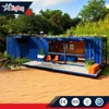 20ft or 40ft flat pack container house for sale shipping container/food expandable container house/solar mobile container bar