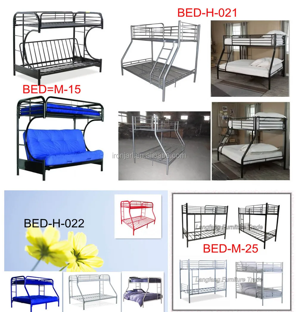 Strong Steel Bunk Bed With 4 Sides Protection Bar For The Top Buy