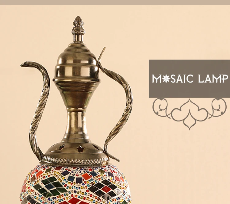 Factory Directly Provide turkish lamps from the colored glass dinner lamps table lamps buy online