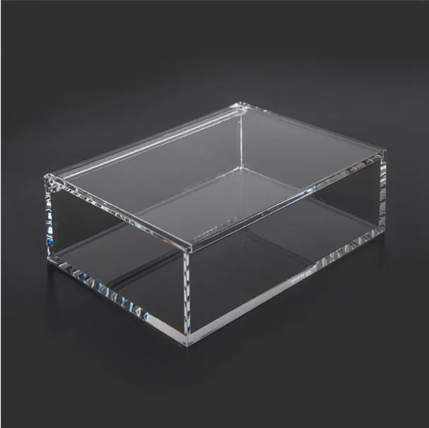 Hot Sale Custom Clear Acrylic Boxes With Hinged Lids And Logo Buy