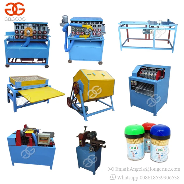 India Automatic Wood Cinnamon Toothpick Production Line Agarbatti Maker Incense Making Equipment BBQ Stick Machine For Sale 