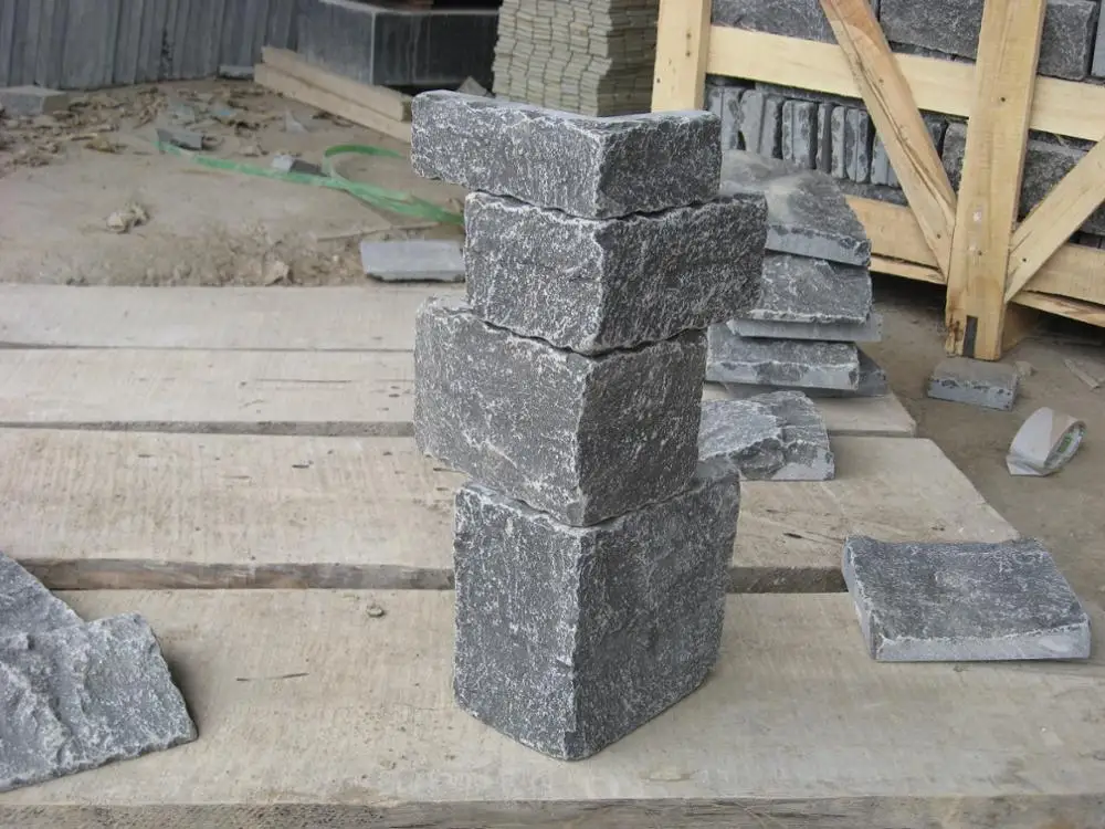 黑色石灰石松散单板石材,薄石材单板面板