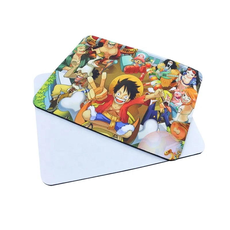 

Customized Pattern Sublimation Printing Rectangle Blank Mouse Pad, White