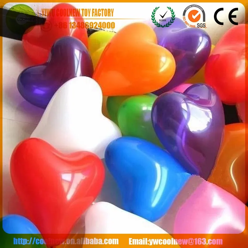 Inflatable 18g Heart Shaped Balloon For Party Uselove Shape Balloon